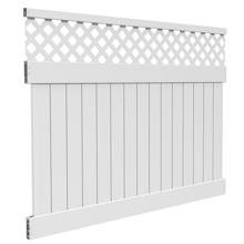 73040108 6x8 Ft White Fence Panel