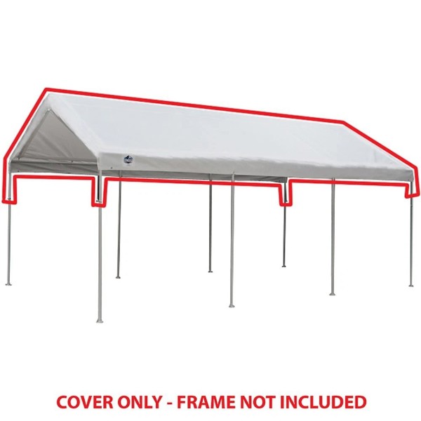 King Canopy TDS10206-5 Canopy Cover 10X20 Replacement White