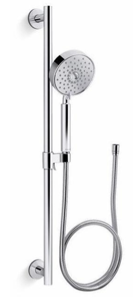 Kohler 22178-CP Hand Shower Kit Includes 9514-CP 8524-CP 974-CP and 22166-CP