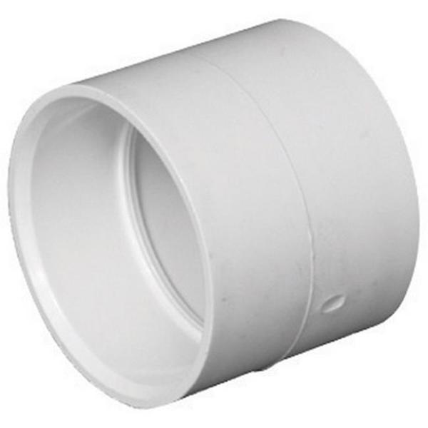IPEX USA LLC-CANPLAS 193002 PVC Hub Coupling 2 In White