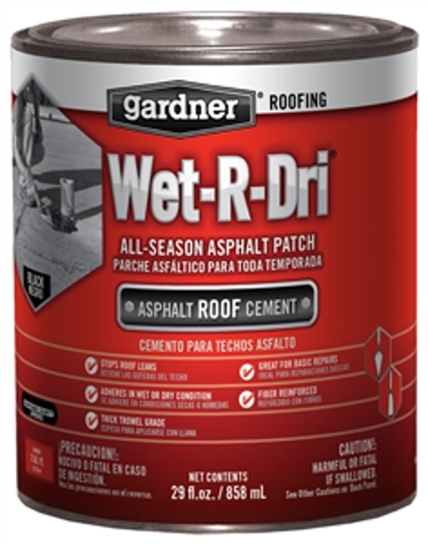 Gardner-Gibson 6230-9-14 Roof Cement 1 Qt