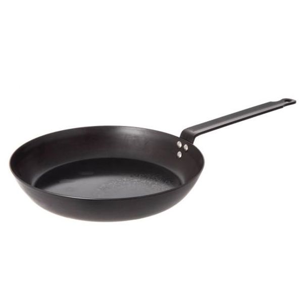 Browne Foodservice 573740 Carbon Steel Frypan 10 In Black