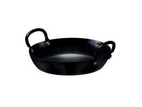 573745 5.5 In Carbon Steel 2-Hand Fry Pan