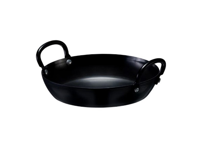 Browne Foodservice 573746 Carbon Steel Fry Pan 6.3 In with 2 Handles