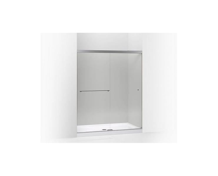 Kohler 707200-L-SHP Sliding Shower Door 70 In Height 56-5/8 In - 59-5/8 In Width 1/4 In Thick Crystal Clear Glass
