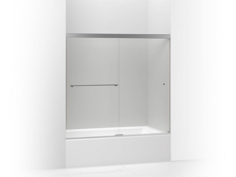 Kohler 707000-L-SHP Sliding Bath Door 55-1/2 In Height X 56-5/8 In - 59-5/8 In Width With 1/4 In Glass