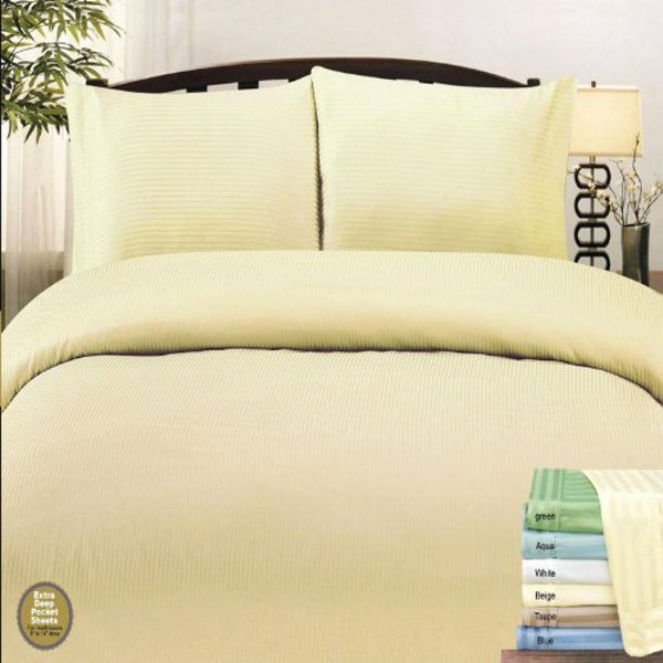 Plazatex 04421 Queen Sheradian Solid Sheet Set Assorted