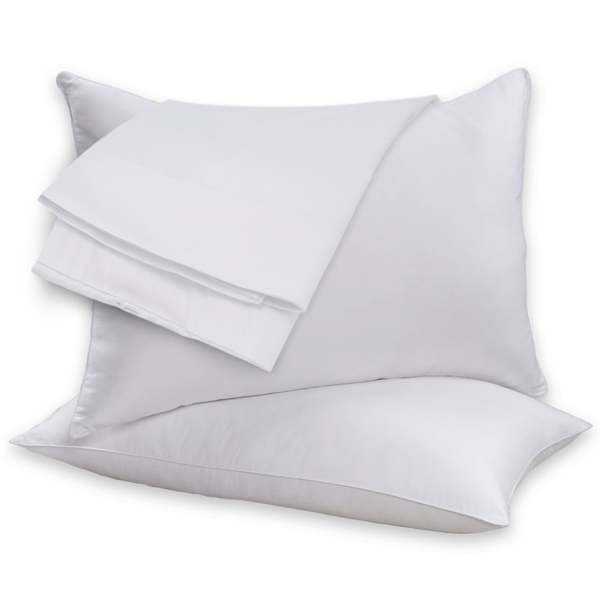 Ideal Home Fashions 2020KG King 2 Pack Cotton Feather Bed Pillows