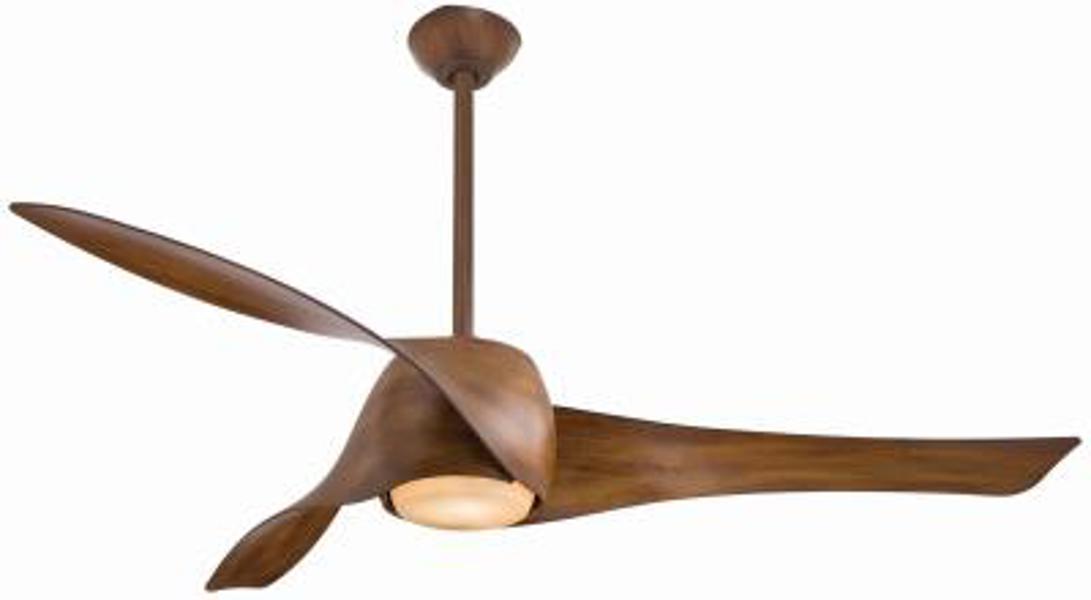Minka Aire F803DL-DK Remote Ceiling Fan 58 In Distressed Koa Finish