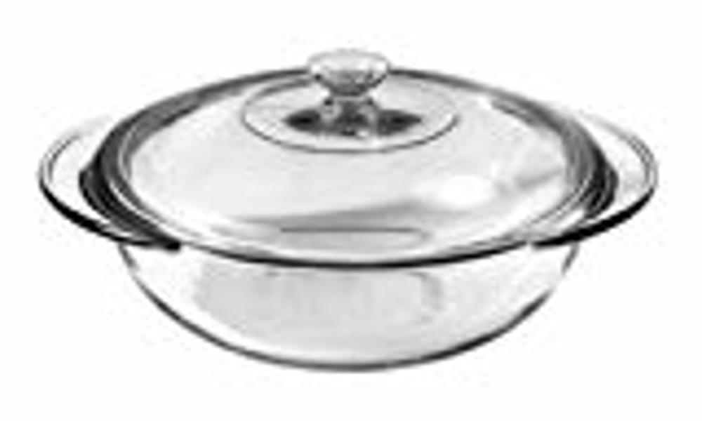 Anchor Hocking 67525FK Glass Casserole Dish with Cover 2 Qt