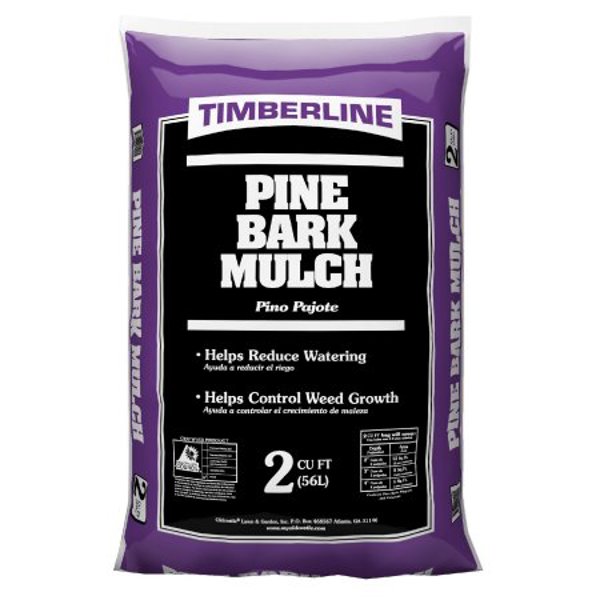 Oldcastle Precast 52055475 Pine Bark Mulch - 2 Cubic Feet - Natural Pine Bark for Landscaping and Soil Enhancement