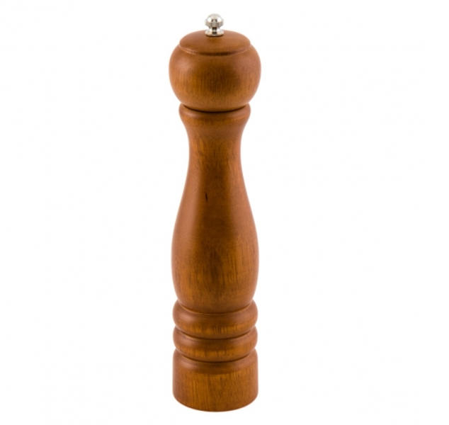 Winco WPM-12 Wooden Peppermill 12 In Rubberwood