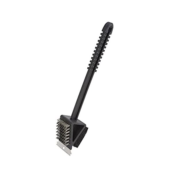 Omaha BBQ-37126 Large Two Way Grill Brush 14 In Stainless Steel Bristle