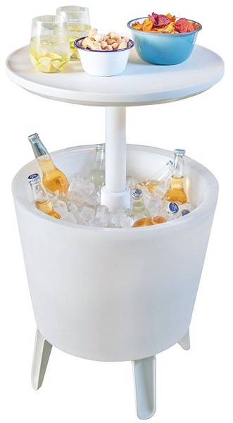 KETER NORTH AMERICA LLC 17186745WHT Beverage Cooler 7.5 Gal Capacity White Inside/White