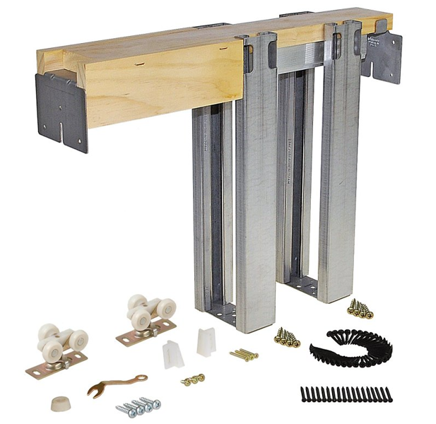 L.E. JOHNSON PRODUCTS 153068PF Universal Pocket Door Frame 1500 Series Fits 2/0-3/0 x 6/8 Doors
