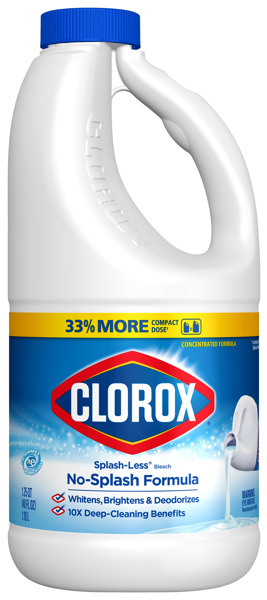Clorox 32417 Liquid Bleach 40 Oz Pale Yellow