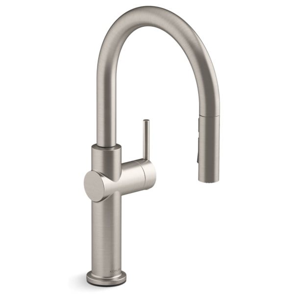 Kohler 22972-VS Cure Pull Down Kitchen Faucet Vibrant Stainless Steel