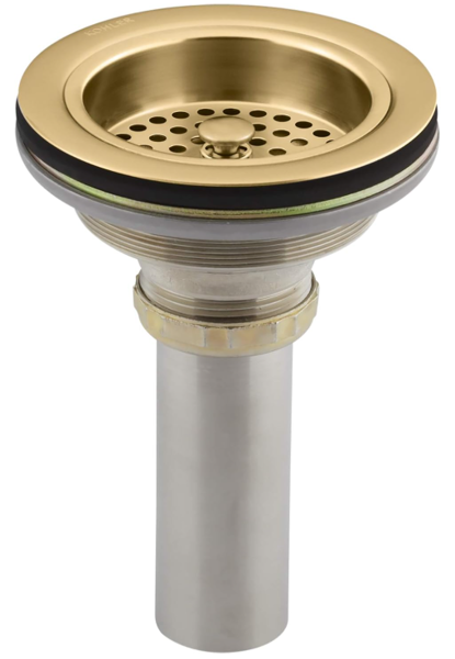 Kohler 8801-2MB Duostrainer Brushed Moderne Brass