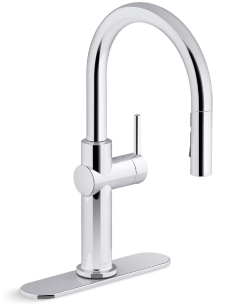 Kohler 22972-CP Kitchen Faucet Cure Pull Down Polished Chrome