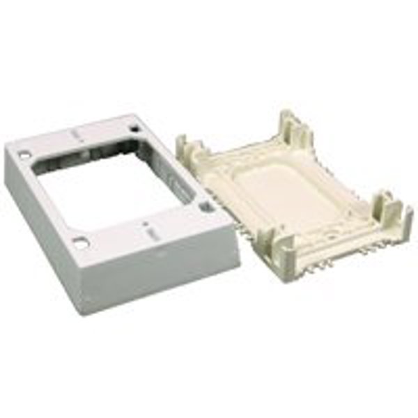 Wiremold Company NMW35 Extra Deep Outlet White