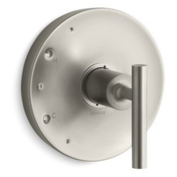 Kohler TS14423-4-BN Rite-Temp Valve with Lever Handle Tub and Shower Faucet Brushed Nickel