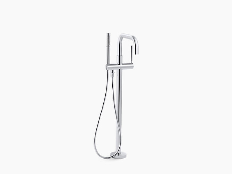 Kohler T97328-4-CP Freestanding Bath Filler Polished Chrome