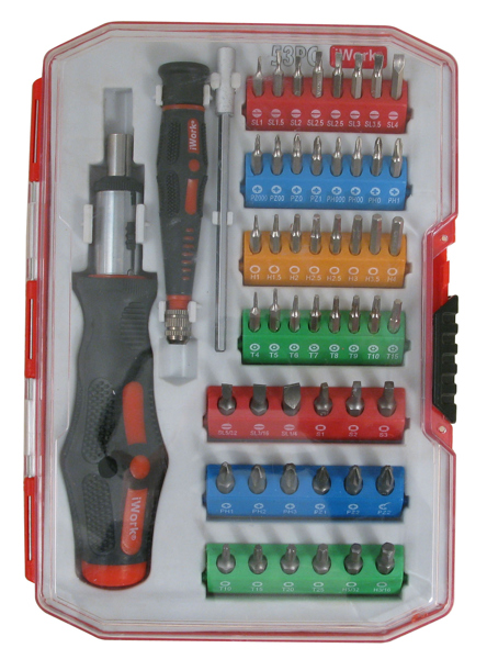 Olympia Tools 76-523-N12 Tool Set 53 Pcs Precision Bits