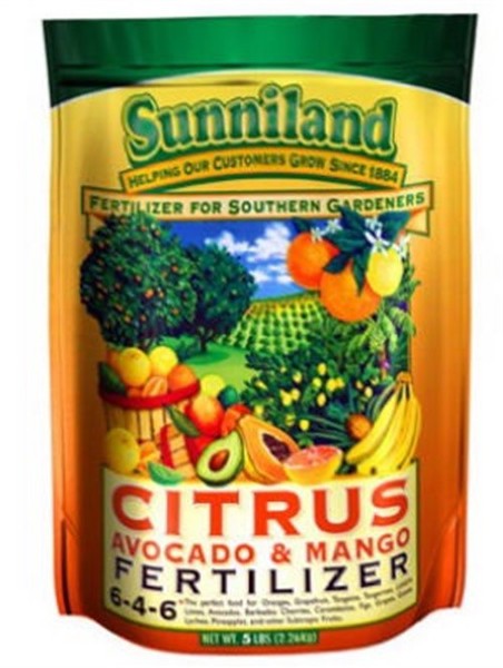 Sunniland 120238 Plant Fertilizer 20 Lb Citrus Mango Avocado