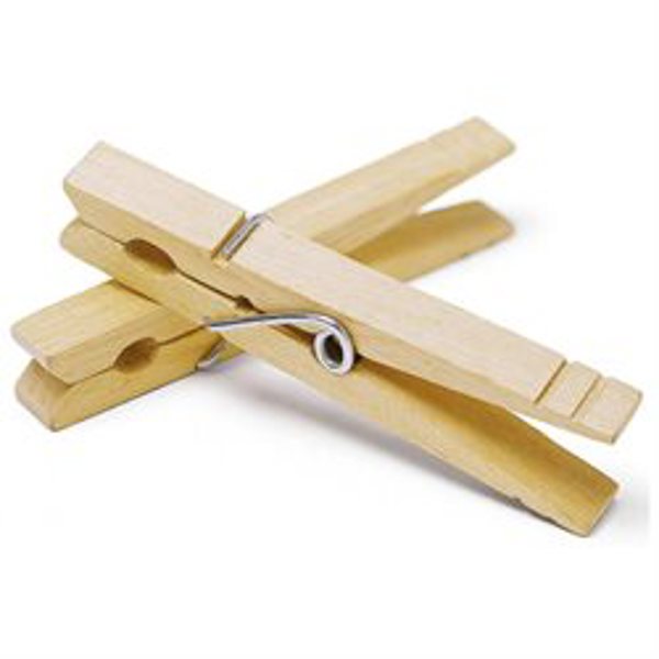 Whitmor Inc 6026-855 Clothespins 50 Pc Natural Wood