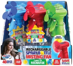 702789 Misting Fan Solar Spray Bottle