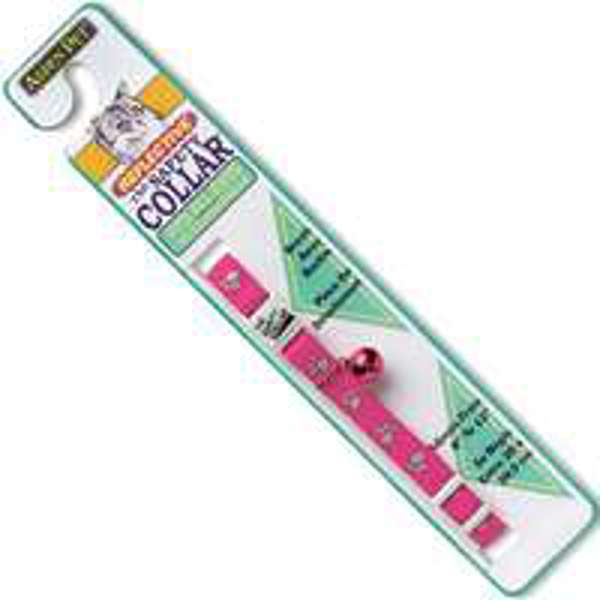 Aspen Pet 0322401 Breakaway Reflector Cat Collar 3/8 In Pink