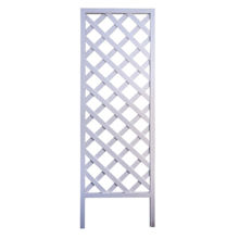 81915 72 In White Wood Diamond Trellis