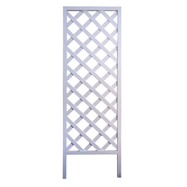 Panacea Products 81915 Wood Diamond Trellis 72 In White