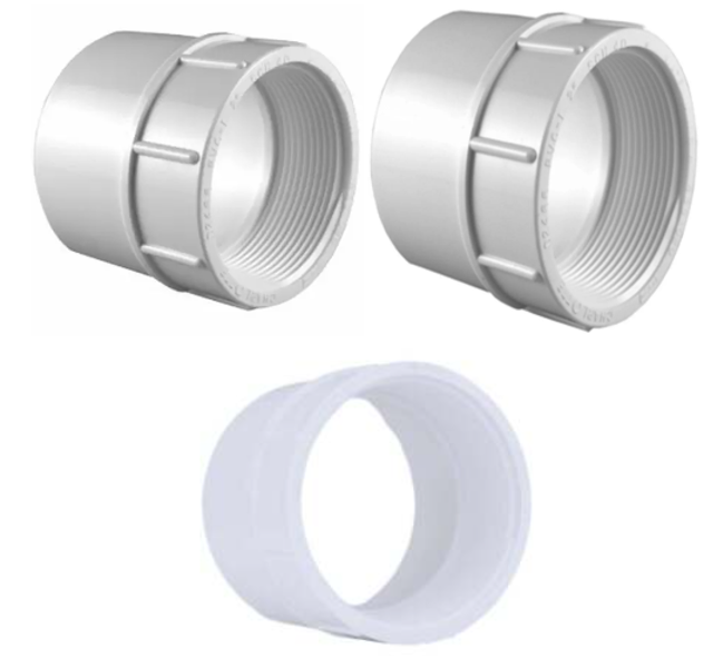 Charlotte PVC021012000HA Adapter 4 In Female Sch40 Connection Socket NPT Thread
