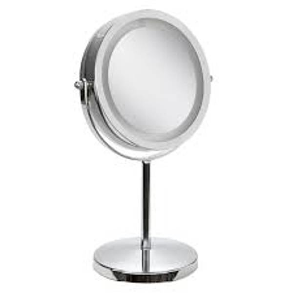 Kennedy International 23950-CHROME LED Light Up Vanity Mirror 7 In 3X and 1X Chrome