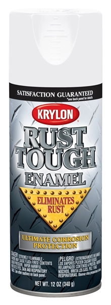 KRYLON K09200007 Gloss White Paint Spray 12 Oz Preventative