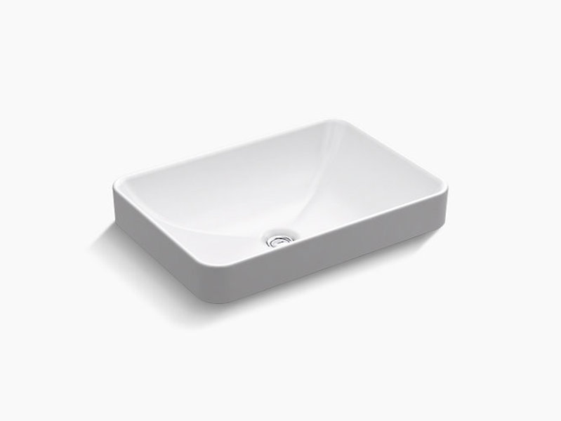 Kohler 5373-0 Rectangle Bathroom Sink 21-7/8 In x 15-3/8 In x 5 In