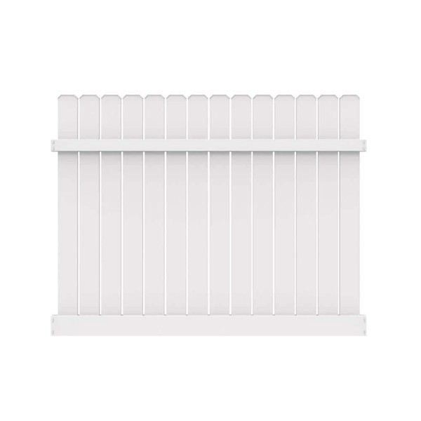 XPANSE 73048536 Dogear Semi Privacy Kit 6x8 White