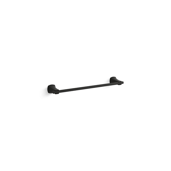Kohler R26111-BL Towel Bar 18 In Matte Black