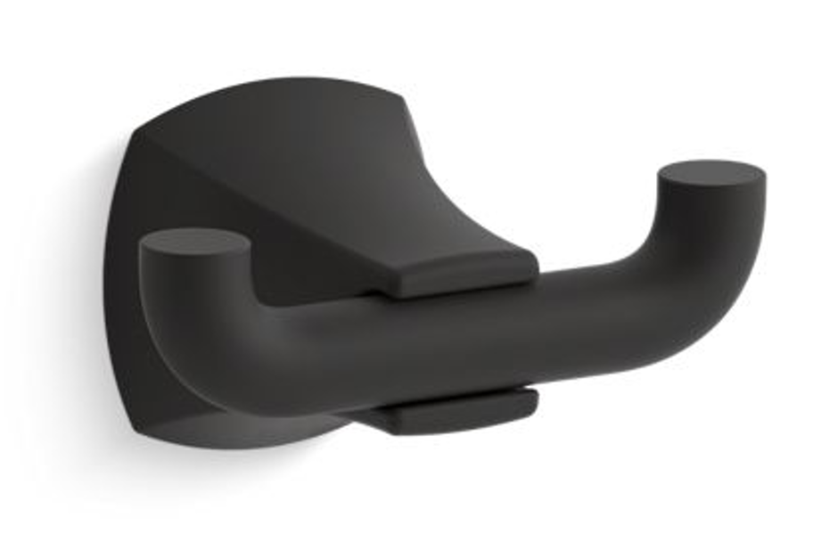 Kohler R26115-BL Rubicon Robe Hook Matte Black