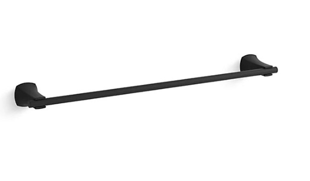 Kohler R26112-BL Towel Bar 24 Black