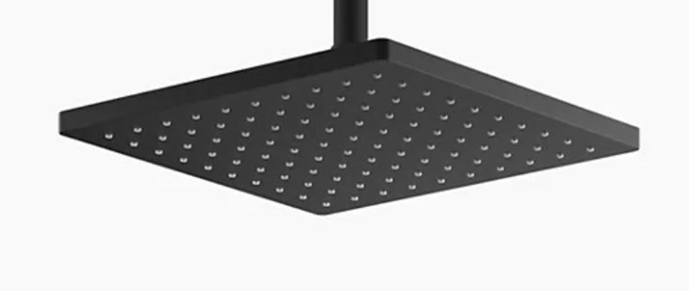 Kohler 26149-BL Shower Head 2.5 GPM 10 Inch Square Matte Black