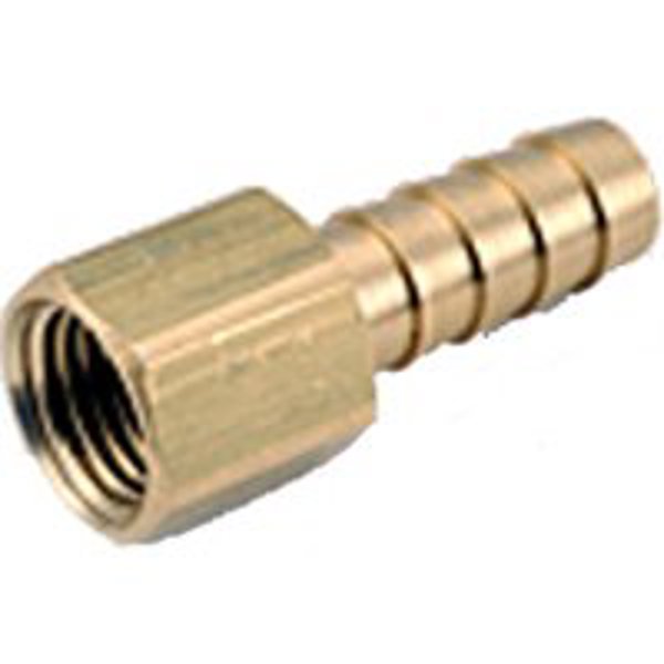 Anderson Metal Corp 757002-0506 Hose Adapter 5/16 In x 3/8 In Brass