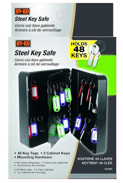 HY-KO PRODUCTS KO304 Lockable Metal Key Cabinet
