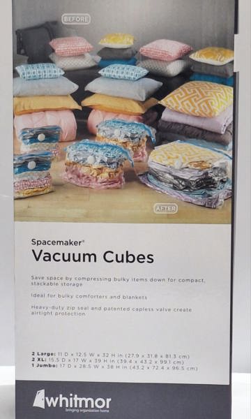 Whitmor Inc 6115-7110-CB Storage Bag Set Spacemaker Vacuum Cubes Set of 5