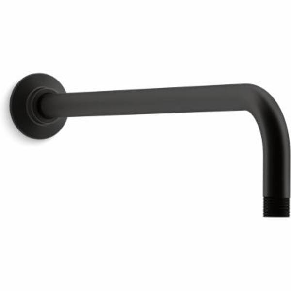Kohler 10124-BL Right Angle Shower Arm 14-5/8 In Matte Black