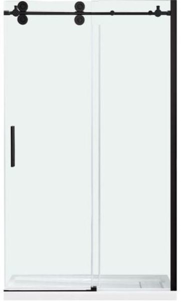 OVE SYDNEY60 Shower Door 59.75 In X 78.75 In Matte Black