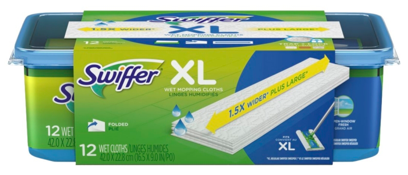 Proctor & Gamble 74471 XL Head Wet Mopping Pad