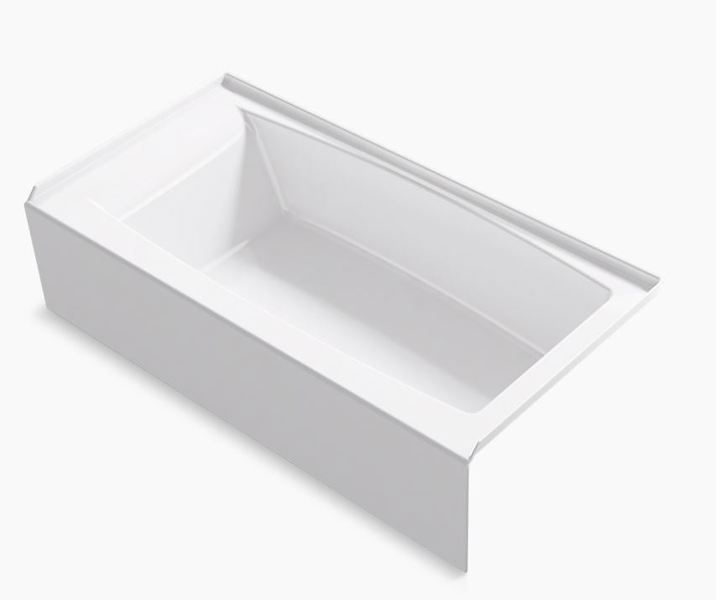 Kohler 26109-RA-0 Alcove Bathtub 60 In X 30 In Right Hand Drain