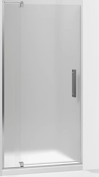 Kohler 707510-L-SHP Pivot Shower Door 70 In Height 31-1/8 To 36 In Width Clear Glass Chrome Frame